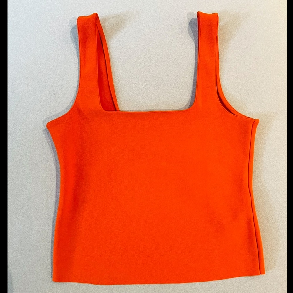 Zara Bright Orange Tank Top